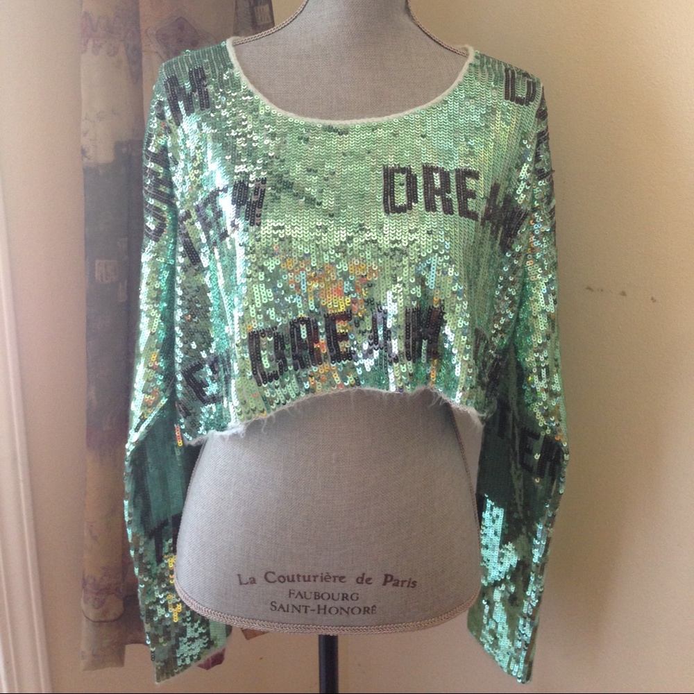 COPY - NWOT Wildfox Teen Dream crop sweater